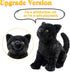 Black Cat Plush, Realistic Black Cat Stuffed Animal Pillow, Cute Plush Toy Gifts for Birthday/Halloween/Christmas, 9 inch...