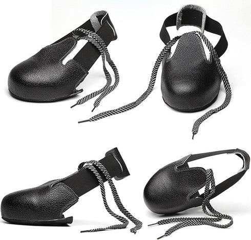 Steel Toe Covers for Shoes, No Slip Safety Toe Cap Cover Metal Protector for Toe in Industry and Workplace Men Women(Black 2.0)...