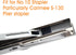 NO.10 Staples, 16 Sheets 80g A4 Paper Binding Capacity, 10,000 staples in total, 10 Boxes/Package, 1,000 pcs per Box...