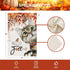 Fall Cat Garden Flags 12x18 Inch Double Sided, Hello Fall Cat Maple Small Yard Flags Seasonal Decorations for Outdoor...