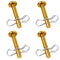 4-Pack 738-04155 714-04040 Shear Pin Kit for MTD Cub Cadet Snow Blower...