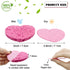 50 Count Compressed Facial Sponges with a Portable Storage Case,Natural Cellulose Spa Heart Shape Face Sponge for Daily Deep Cleansing Exfoliating...