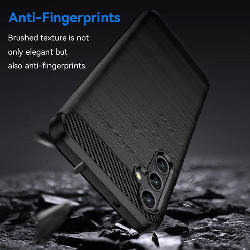 for Samsung Galaxy A14 5G phone case, Shockproof Case Anti-fall Protection Case Upgraded shock-absorbing flexible TPU Carbon Fiber protection phon...
