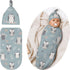 Swaddle Blanket for Baby, Swaddling Sleeping Sacks, Unisex Baby Stuff with Hat, Owl...