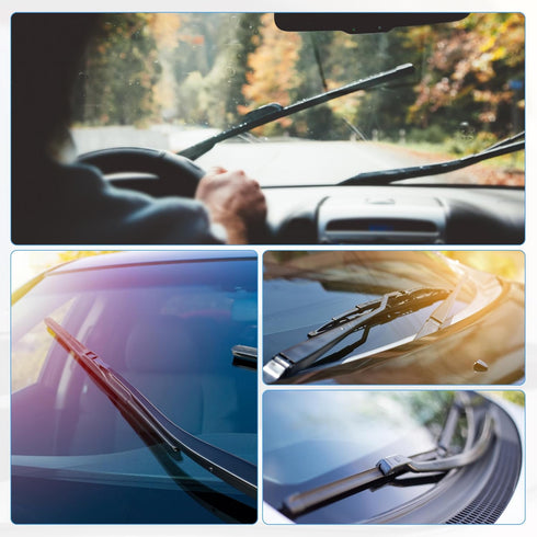 ACROPIX Universal Front Wiper Blade Arm Adapter Clip Type-A - Pack of 4 Black...