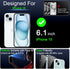 IMBZBK 4 Pack Privacy Screen Protector for iPhone 15 Tempered Glass with 4 Pack Camera Lens Protector, Accessories 9H Anti Spy, 2.5D Curved, Case ...