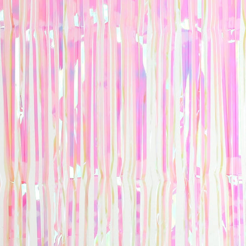 Dazzle Bright 2 Pack Backdrop Curtain, 3FT x 8FT Metallic Tinsel Foil Fringe Curtains Photo Booth Background for Baby Shower Party Birthday Weddin...