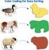 Farm Animal Puzzle, 12 Puzzles in 2 3 4 Piece Jigsaw & Toddler Puzzles...