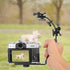ChromLives Camera L Bracket Mount Video Grip L-Bracket with Dual Flash Cold Shoe Mount 1/4'' Tripod Screw, Heavy Duty Padded Hand Grip for DSLR Ca...