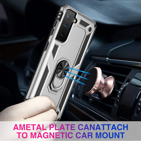 Case for Samsung Galaxy S21 5G Case Heavy Duty with Built in Screen Protector Hard Armor Military Anti-Fall Bumper Cover for Samsung S21 5G 6.2 20...