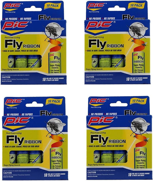 Pic FR10B Sticky Fly Ribbons (40-Pack)...