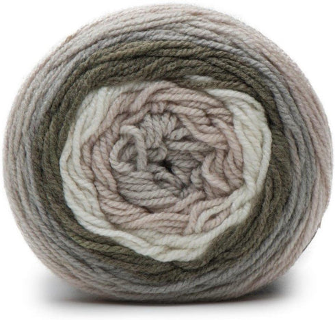 Caron Cakes Self Striping Yarn 383 yd/350 m 7.1 oz/200 g (White Truffle)......