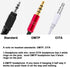 eBoot Headphone Adapter 6.35 mm Male to 3.5 mm Female Stereo Audio Earphone Jack Adapter, 5 Pieces, Black...