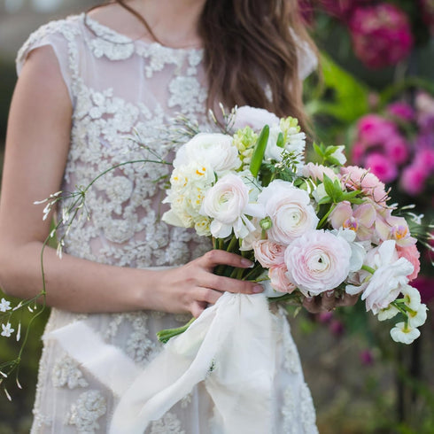 GLAMFIELDS Chiffon Ribbon Fringe Fabric Set 1.5" x 21Yd for Bouquets Wrapping, Wedding Invitations, Decorations, Gifts Wrapping & Bow Making,3 Rol...