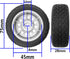 ShareGoo 75mm RC Rally Car Tires Rubber Tires Tyres & Plastic Wheel Rims 12mm Hex Compatible with Traxxas Tamiya HSP HPI Kyosho 1/10 RC On Road Ra...
