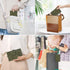 RFID Blocking Wallets for Women, Large Capacity Soft Leather Womens Small Wallet with Wrist Strap (Olive Green)...