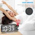 AMIR Projection Alarm Clock for Bedroom, 7.9 in Display LED Alarm Clock with 180° Rotatable Projector, Digital Clock with Brightness,Large Screen,...