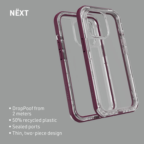 LifeProof NEXT SERIES Case for iPhone 13 Pro (ONLY) - ESSENTIAL PURPLE...