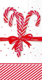 Boston International IHR 3-Ply Paper Napkins, 16-Count Guest Size, Candy Canes...