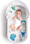 JumpOff Jo - Hypoallergenic Fitted Bassinet Sheet for Baby Boys & Girls - Rectangular, Hourglass & Oval Crib Compatible, Soft, Breathable, Machine...