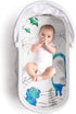 JumpOff Jo - Hypoallergenic Fitted Bassinet Sheet for Baby Boys & Girls - Rectangular, Hourglass & Oval Crib Compatible, Soft, Breathable, Machine...