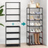 4 Tier Small Shoe Rack, Narrow Stackable Kids Toddler Adult Shoe Storage Organizer Shelf for Closet Floor Entryway Bedroom, Space Saver Shoe Rack ...