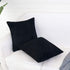 HWY 50 Black Corduroy Throw Pillow Covers 18x18 Inch, Set of 2, Soft Cozy Decorative Cushion Cases for Couch Sofa Bed Living Room, Boho Striped Ho...
