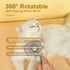 Cat Brush, 360 °Rotating Head Self Cleaning Slicker Brush, Cat Brushes for Long or Short Haired Cats and Dogs, Cat Grooming Brush for Loose Underc...