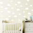56 Pieces/Set Cloud Wall Decal Vinyl Sticker Nursery Kids Child Boys Girls Room Decor Nursery Baby Bedroom Decoration Home Stickers YMX03 (White)...