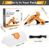 Mulwark Mini Hot Glue Gun Kit Fast Hot Glue Gun With Glue Sticks 30 pcs, Hot Glue Gun Sticks Mini for DIY Projects, 20W Hot Melt Glue Gun for Home...