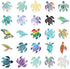 Cute Cartoon Sea Turtle Stickers 50 Pcs Trendy Style Stickers Laptop Stickers Pack Cool Sticker for Pad MacBook Car Snowboard Bicycle Luggage Wate...