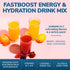 FAST BOOST Energy & Hydration Drink Mix - Berry | Sugar Free Electrolyte Powder Packets with Antioxidants, Green Tea Extract, B Vitamins, Vitamin ...
