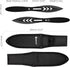 REAT Throwing Knife Set - 3 Piece,10" 440 Stainless Steel with Black Coating, Includes Sheath for Safe Storage - Ideal for Men, Competition, Train...