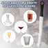 3 Pieces Decanter Cleaning Brush with 400 Pieces Cleaning Beads, Wine Glass Cleaner Brush Flexible Bottle Cleaning, Household Cleaning Tools for W...