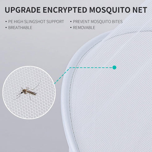 Mosquito Net for Stroller,Encrypted Stroller Mosquito Net Full Cover with Double Zipper,Breathable & Foldable Netting for Baby Cover(White)...