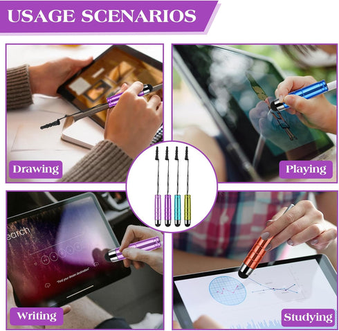 Stylus Pens for Touch Screens, 10PCS Short Stylus Pen Sets Mini Stylus Touch Pen for Tablets, Smartphones, Mobile Phone All Universal Touchscreen ...