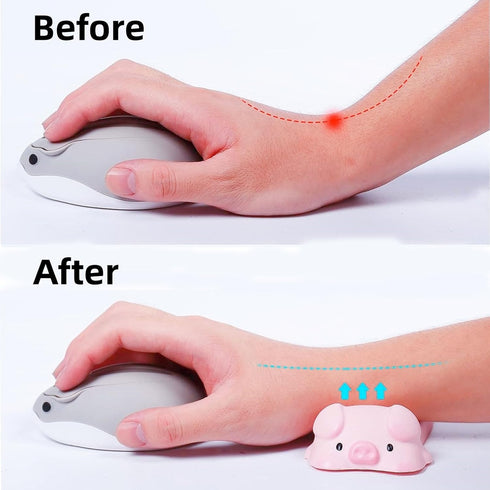 Cute Wrist Rest Mouse Pad,Mini Support for Mouse Computer Arm Rest for Desk,Ergonomic Office Memory Foam Design,Pillow Rest Cushion Mat for Office...