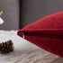 Anickal Valentines Pillow Covers 18x18 inch for Valentines Day Decor Set of 2 Red Rustic Linen Holiday Decorative Square Throw Pillow Covers for F...