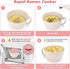 Microwave Ramen Bowl Set, Noodle Bowl With Phone Stand, Large Wheat Straw Soup Mug Bowl with Lid Handle, Dishwasher Safe Ramen Instant Noodles Coo...