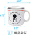 Silver Buffalo Star Trek NCC-1701 Property of The USS Enterprise Ceramic Camper Mug, 20 Ounces...