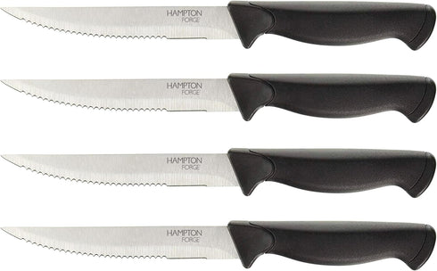 Hampton Forge Emmet 4 Piece Steak Set, 0.45 LB, Black...