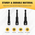BOEN 1/4 inch Magnetic Nut Driver Set, 3 Piece Impact Drill Driver Bit Set, Size 1/4", 5/16", 3/8", Quick-Change Hex Shank SAE Nut Driver, Cr-V St...