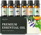 Essential Oils Set - Top 6 Aromatherapy Oils Perfect for Diffuser, Humidifier, Candle Making, Essential Oil Home Gifts Set, Eucalyptus, Lavender, ...