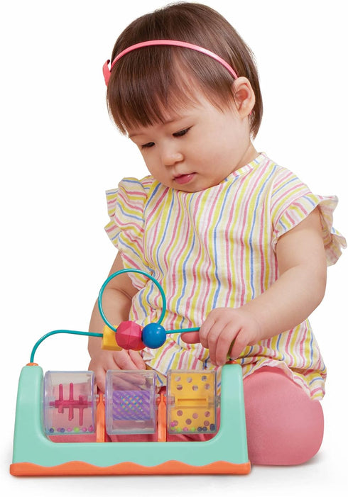 B. toys- B. baby- Bead Maze- Baby Activity Station – Developmental Interactive Baby Toy – Balls, Spinners – Sensory Toys for Babies –Spin, Rattle ...