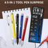Pen Gifts for Men, Huhoo Cool Gadgets Tools Multi Tech Pen for Men, Personalized Gifts for Dad or Him, Funny Gift for Christmas, Father's Day, Val...