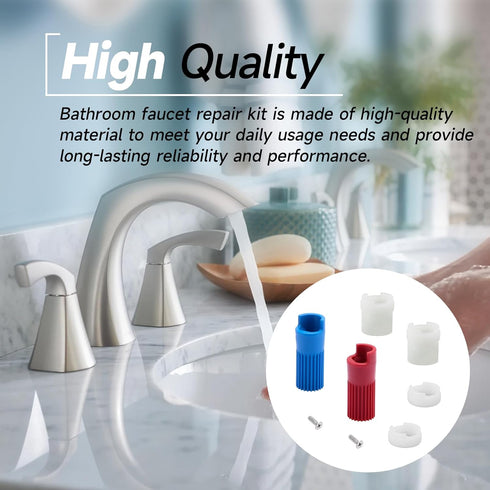 97479 Stem Extension Kit Repair Kit Replacement Parts for Moen Monticello Widespread Bathroom Sink Faucet Cartridge...