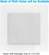 4 Inch Drywall Repair Kit, 8pcs Aluminum Wall Patch Repair Kit, Self Adhesive Fiberglass Dry Wall Patch Kits, Wall Repair Patch Kit for Broken Wal...