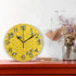 Yellow Bees and Honey Wall Clock Battery Operated Non Ticking Silent Quartz Analog Rustic Farmhouse Round Clock Retro Decor for Home Kitchen Livin...