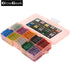 100pcs Assorted Auto Car Truck Standard Blade Fuse Assortment 2A 3A 5A 7.5 A 10A 15A 20A 25A 30A 35A Car Boat Truck SUV Automotive Replacement Fus...