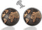 Custom Classic Jewelry Tuxedo Shirt Sliver Cufflinks Men's Unique Business Wedding Gifts (World Map - A)...